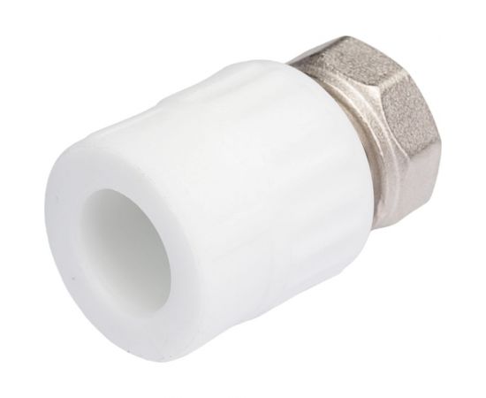 Комбинированная муфта VALFEX PP-R белая 20х3/4 дюйма, с накидной гайкой 10139120 127-0259 – изображение 2