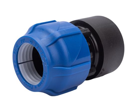 Компрессионная соединительная муфта VALFEX ПНД, с внутренней резьбой, 32x1 1/4"" 121001232114 – изображение 3