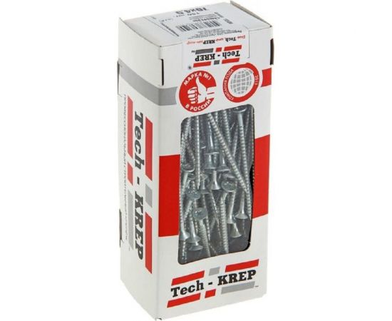 Универсальный саморез Tech-Krep 70х4,5 мм 150 шт оцинкованный, коробка с окном 113130 – изображение 3