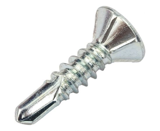 Саморезы Стройбат для монтажа окон с буром 3,9x16 белый цинк 300 шт. 275410 – изображение 3