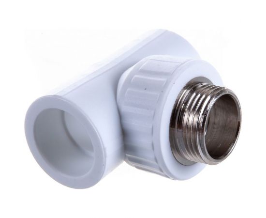 Комбинированный тройник VALFEX PP-R белый, 32х1 дюйма НР 10128032 127-0528 – изображение 3