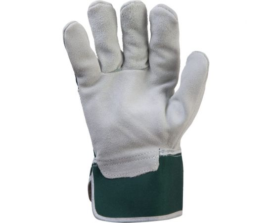 Комбинированные кожаные перчатки Jeta Safety, краги, хлопок/спилок А, размер 10/XL JSL-201-10/XL – изображение 3