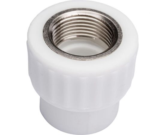 Комбинированная муфта VALFEX PP-R белая, 20х3/4 дюйма ВР 10129120 127-0233 – изображение 3