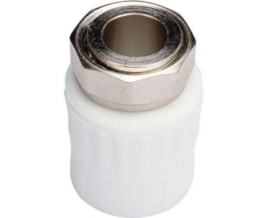 Комбинированная муфта VALFEX PP-R белая 20х3/4 дюйма, с накидной гайкой 10139120 127-0259 – изображение 3