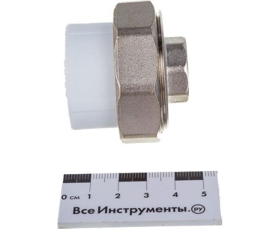 Комбинированная муфта VALFEX PP-R белая, разъем 32х1/2 дюйма ВР 10155215 127-1644 – изображение 4
