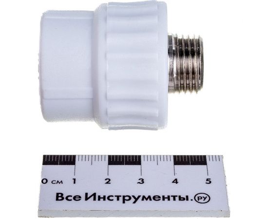 Комбинированная муфта VALFEX PP-R белая, 25х1/2 дюйма НР 10130125 127-0240 – изображение 4