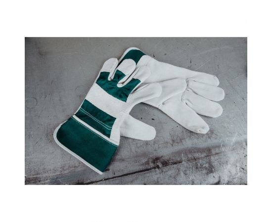 Комбинированные кожаные перчатки Jeta Safety, краги, хлопок/спилок А, размер 10/XL JSL-201-10/XL – изображение 5