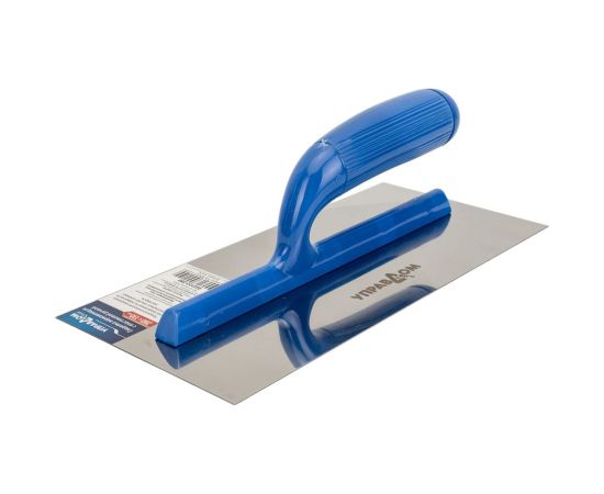 Гладилка Управдом нержавеющая, прямая, с пластиковой ручкой, 280x130 мм 4100001485 