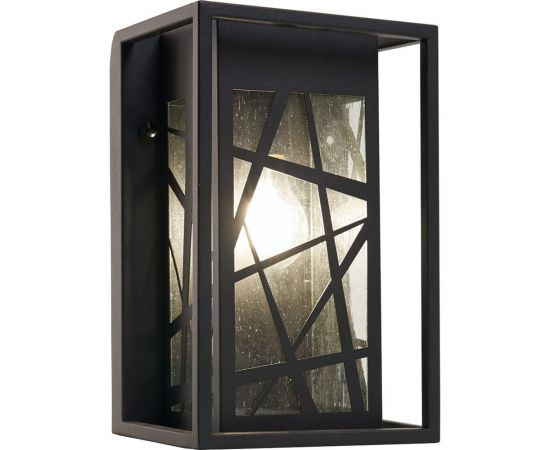 Садово-парковый светильник FERON серии «Ницца», PL641 60W, E27, IP44, черный, 4-х гранник 11647 