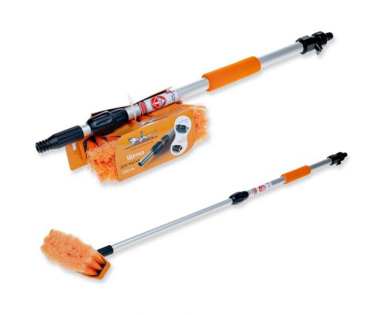 Швабра Airline с насадкой для шланга, щеткой 20см и телескопической ручкой 70-100 см AB-H-04 