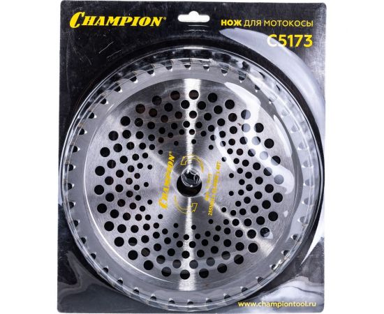 Нож с зубцами из твердого сплава Speed (40 зубьев, 255х25,4 мм) CHAMPION C5173 