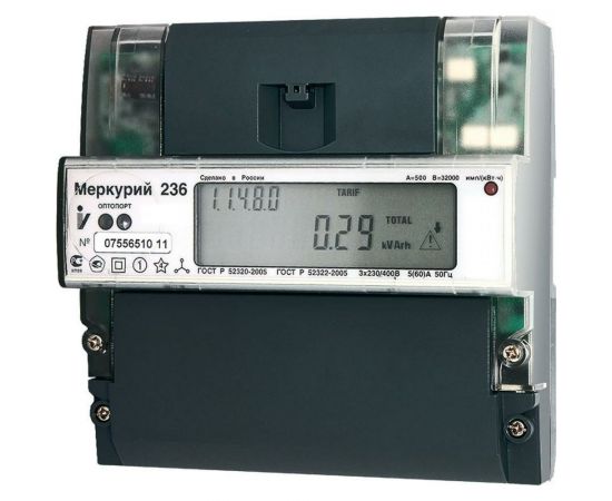 Электросчетчик Инкотекс Меркурий 236 ART-02 PQRS 3х230/400В 10 100 А 236ART02PQRS 
