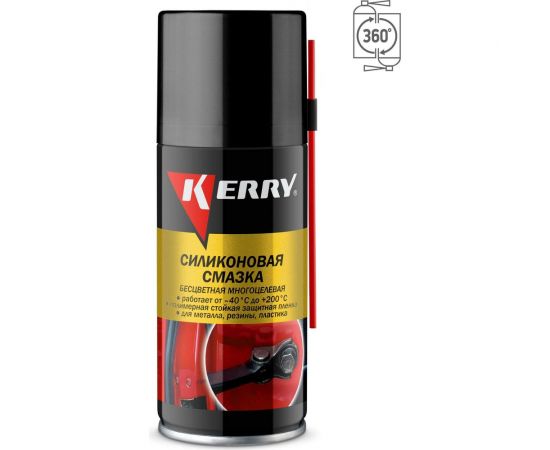 Смазка универсальная силиконовая 210 мл Клапан 360 KERRY 11604772 