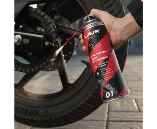 Очиститель цепи LAVR MOTO 650 мл Ln7701 – изображение 15