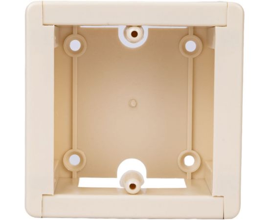 Установочная коробка GREENEL универсальная 88х88х44мм СЛОНОВАЯ КОСТЬ GE40231-02 – изображение 2