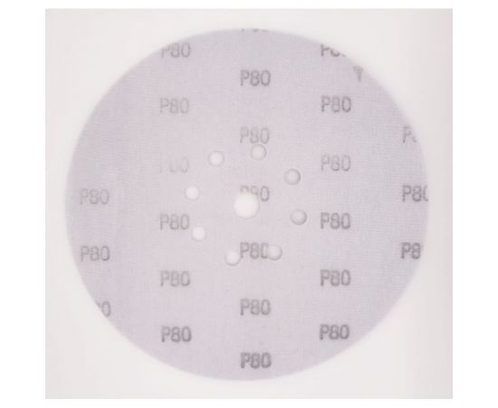 Шлифовальный круг на липучке Giraffe CERAMIC 225 мм, 9 отв., Р80 ABRAFORM AF-GCER-80 – изображение 2