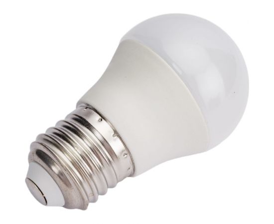 Светодиодная лампа Volpe LED-G45-7W/WW/E27/FR/NR. Форма шар, матовая. UL-00003823 – изображение 2