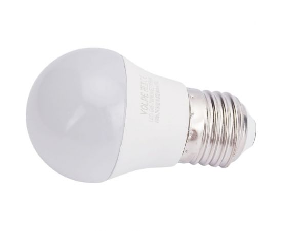Светодиодная лампа Volpe LED-G45-7W/WW/E27/FR/NR. Форма шар, матовая. UL-00003823 – изображение 3