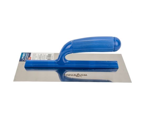 Гладилка Управдом нержавеющая, прямая, с пластиковой ручкой, 280x130 мм 4100001485 – изображение 3