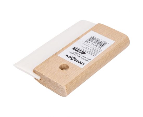 Шпатель для фуговки Управдом 100 мм, резиновый, белый 052631-100 4100003200 – изображение 3