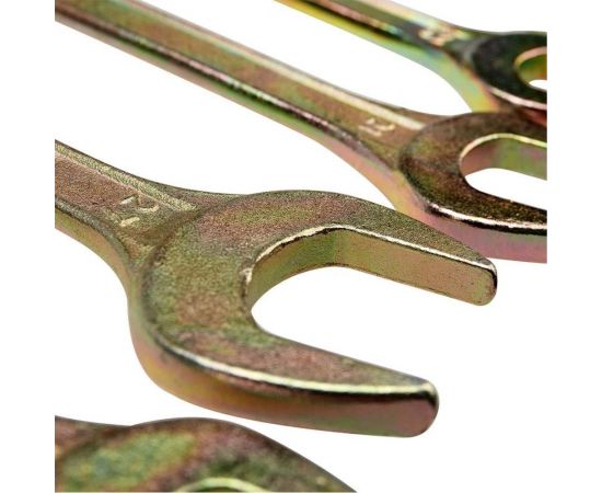 Набор рожковых ключей REXANT 6-32 мм, 12 шт желтый цинк 12-5845-2 – изображение 3