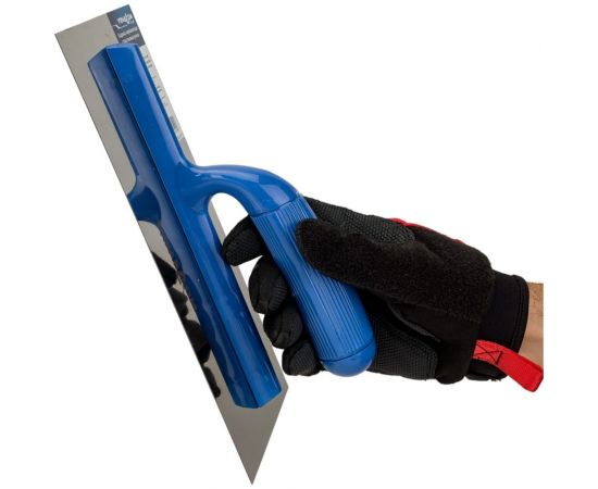 Гладилка Управдом нержавеющая, прямая, с пластиковой ручкой, 280x130 мм 4100001485 – изображение 4