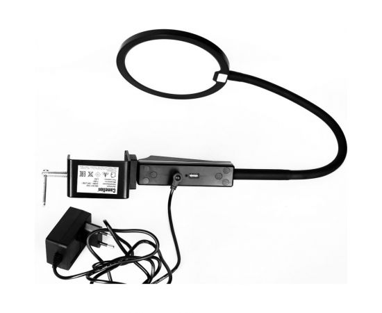 Светильник Camelion черный, LED, настольный, 7Вт, 230В, 450лм, сенсорный, регулировка яркости KD-837 C02 – изображение 4