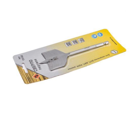 Сверло перовое по дереву 50x152 мм Энкор 19160 – изображение 4