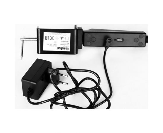 Светильник Camelion черный, LED, настольный, 7Вт, 230В, 450лм, сенсорный, регулировка яркости KD-837 C02 – изображение 5