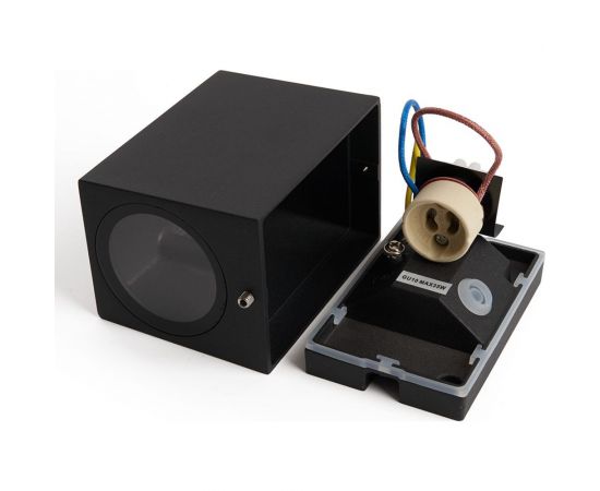 Садово-парковый светильник FERON 230V GU10, DH050, черный (на стену) 48325 – изображение 5