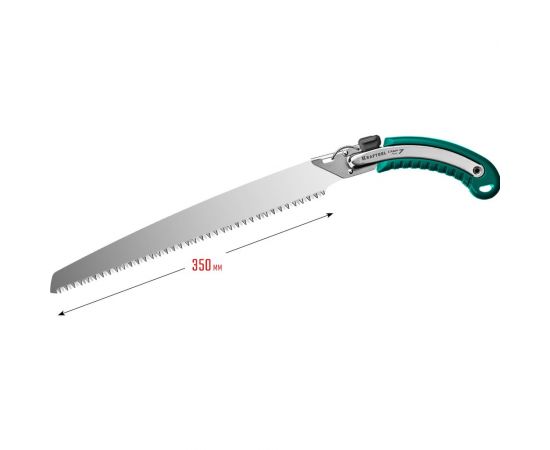 Ножовка для быстрого реза сырой древесины KRAFTOOL CAMP Fast 7 350 мм 15216 – изображение 6