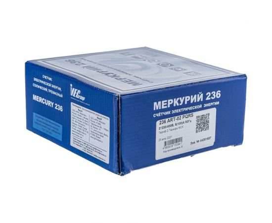 Электросчетчик Инкотекс Меркурий 236 ART-02 PQRS 3х230/400В 10 100 А 236ART02PQRS – изображение 7