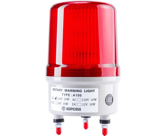 Сигнальная лампа UCD LTE-1103W, красная, LED 220VAC (вращение, мигание, свечение) LED220 UCDLED220 