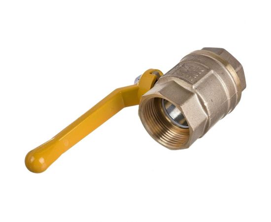 Шаровой кран STI для газа Ду32 Ру16 муфтовый (муфта-муфта) рычаг D170-00053 