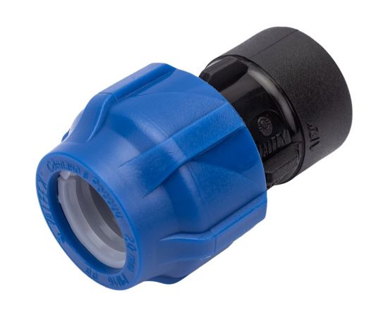 Компрессионная соединительная муфта VALFEX ПНД, с внутренней резьбой, 20x1/2"" 121001220012 