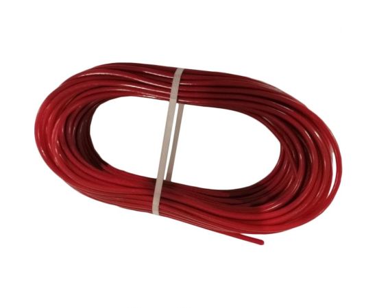 Стальной латунированный трос с покрытием полиамид BEFAST 4.0 погодоустойчивый, красн, 20м TCO040RS 