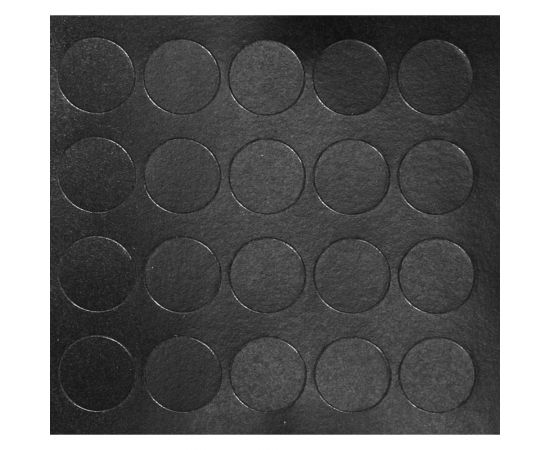 Заглушка Невский Крепеж самоклейка 12 мм, черная, 20 шт. 801769 