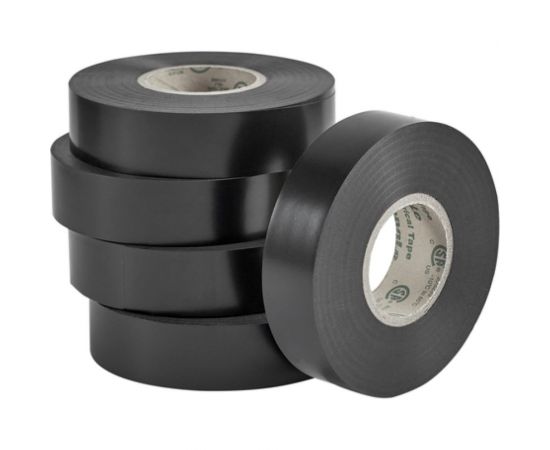 Изолента UCD ПВХ, профессиональная, 0,19x19 мм, 20 м, черная, 5 шт. UCD01920 