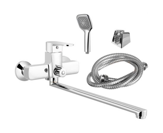 Смеситель для ванны MELODIA Rock картридж 35 мм, длинный излив 300 мм MDV35241 69714 