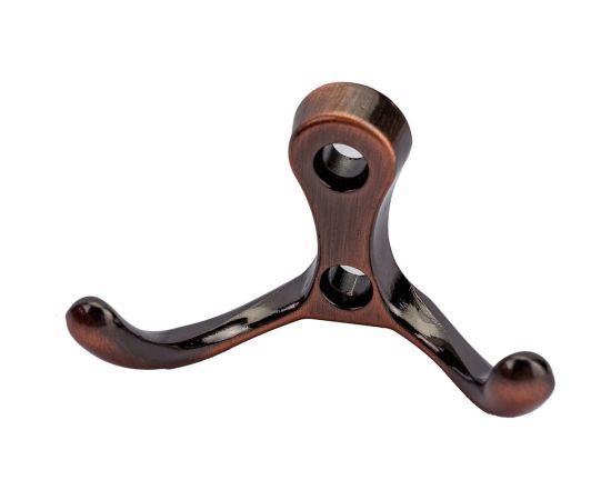 Мебельный крючок KERRON Д55 Ш30 В30, античная медь KR 0010 AC 