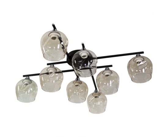 Потолочный светильник ЭЛЕТЕХ 11271В-4/8 черн. (Плафон 8268) НПБ 01-8x60-109 Е27 ИУ 1005404861 