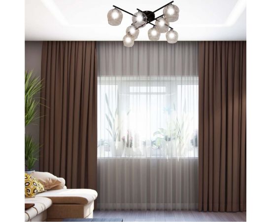 Потолочный светильник ЭЛЕТЕХ 11271В-4/8 черн. (Плафон 8268) НПБ 01-8x60-109 Е27 ИУ 1005404861 – изображение 12