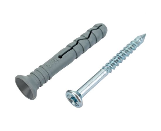 Дюбель-гвоздь Невский Крепеж 6x40, пот. манжета, полипропилен, 50 шт. 812710 – изображение 2