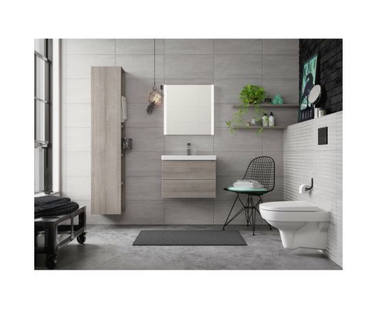 Комплект Cersanit унитаз CITY CO DPL EO slim + инсталляция LINK PRO + кнопка ESTETICA пластик хром глянцевый 64121 – изображение 2