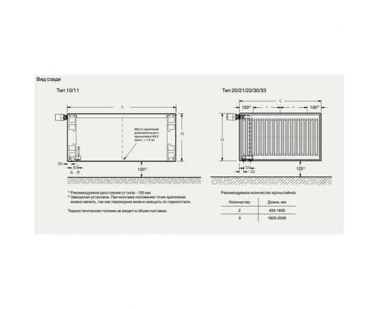 Радиатор Buderus VK-Profil 11/500/1600, re (24) (B) 7724112516 – изображение 2