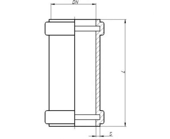 Ремонтная канализационная муфта Ostendorf белая 32 мм 559700 – изображение 3