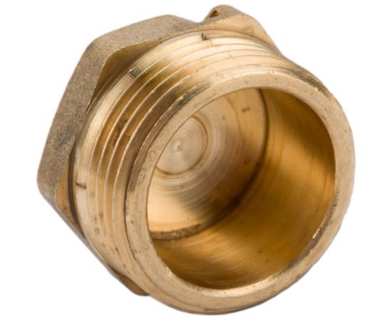Заглушка LEXLINE 3/4 нар., латунь, с контрольным отверстием 20 Украина 514576 – изображение 3