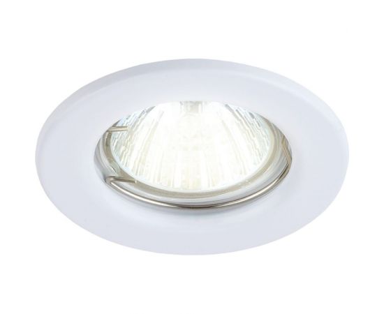 Встраиваемый светильник Smartbuy под лампу MR16 белый плоский SBL-07WH-MR16 – изображение 3