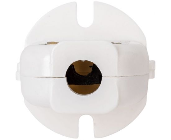 Электровилка ООО Ливны-Электро В6-001 разборная плоская с/ш, белая В 6144с – изображение 3