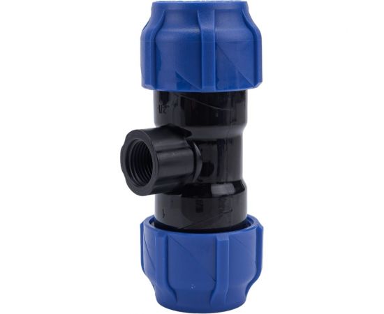 Компрессионный переходной тройник VALFEX ПНД, с внутренней резьбой, 32-1/2""-32 1210013201232 – изображение 3